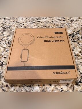 F-537 Video Photography Ring Light Kit